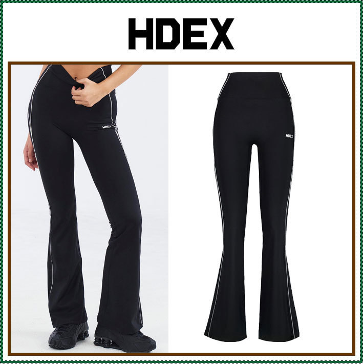 【HDEX】 Women's Support Piping Bootcut Leggings / 追跡付