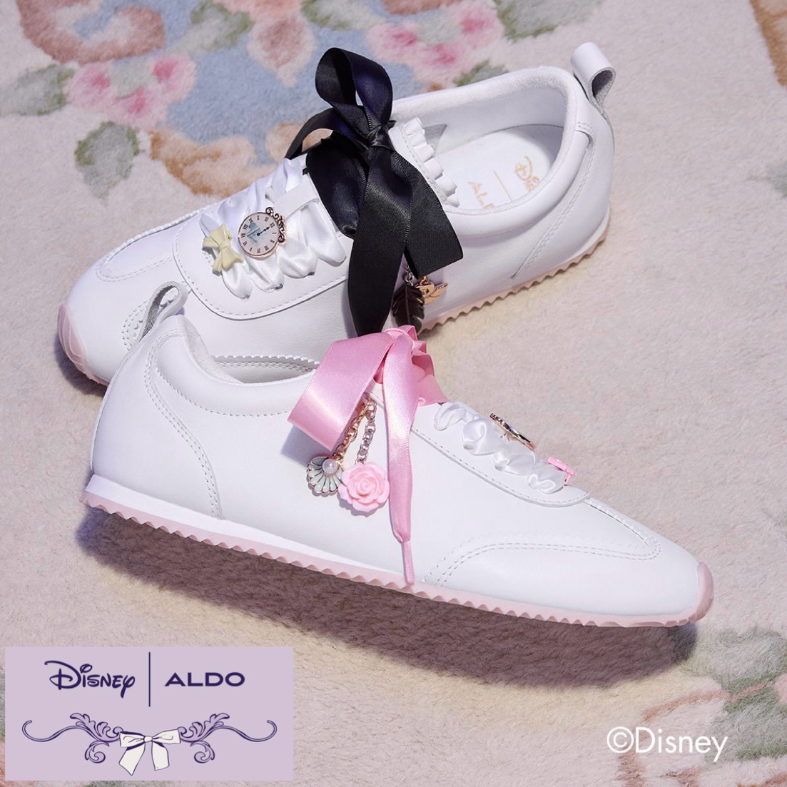 ALDO ☆ Disneyコラボ ジョガースニーカー リボン プリンセス