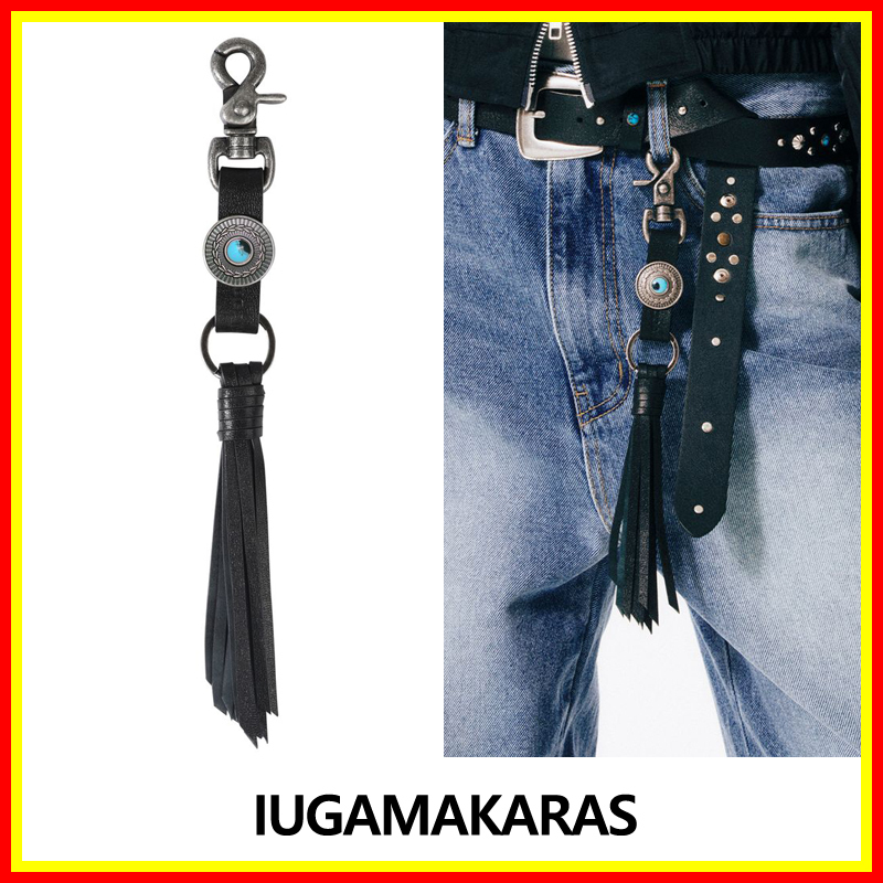 [IUGAMAKARAS] Studded Western Keyring /追跡付
