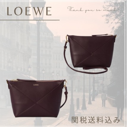 【LOEWE】 パズルフォルド ポーチ（シャイニーナパカーフ）
