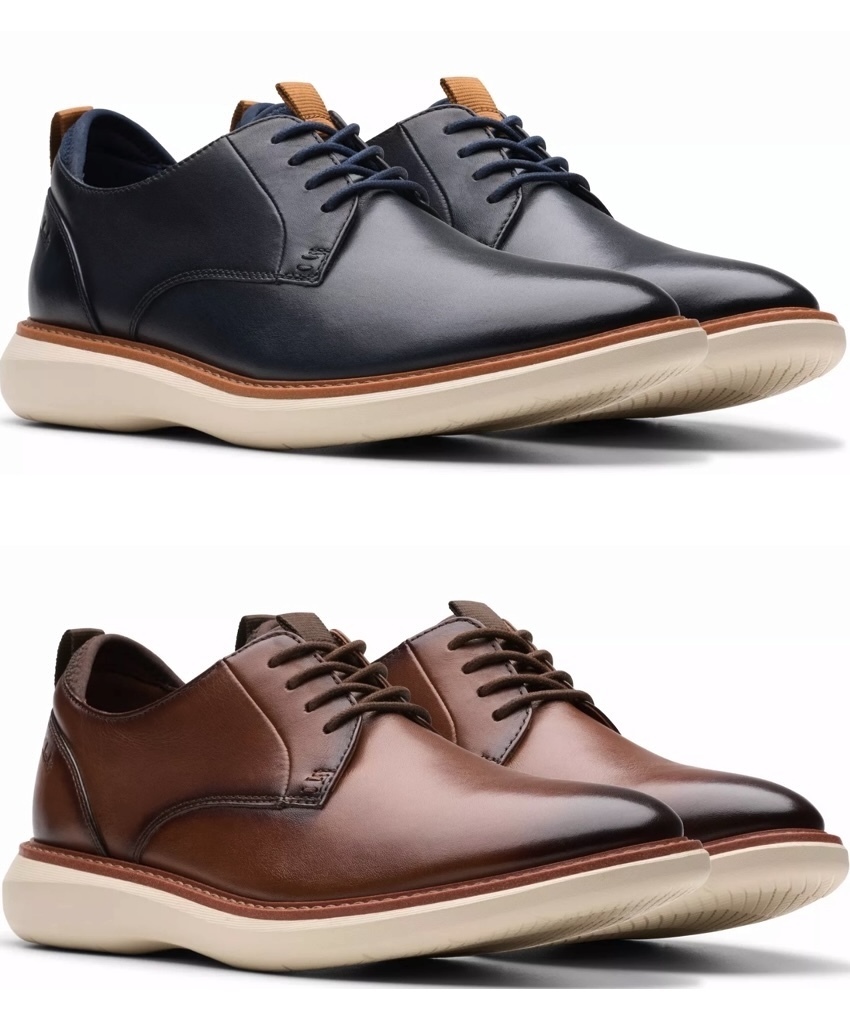 CLARKS ビジネス スニーカー 軽量 ローファー レザー