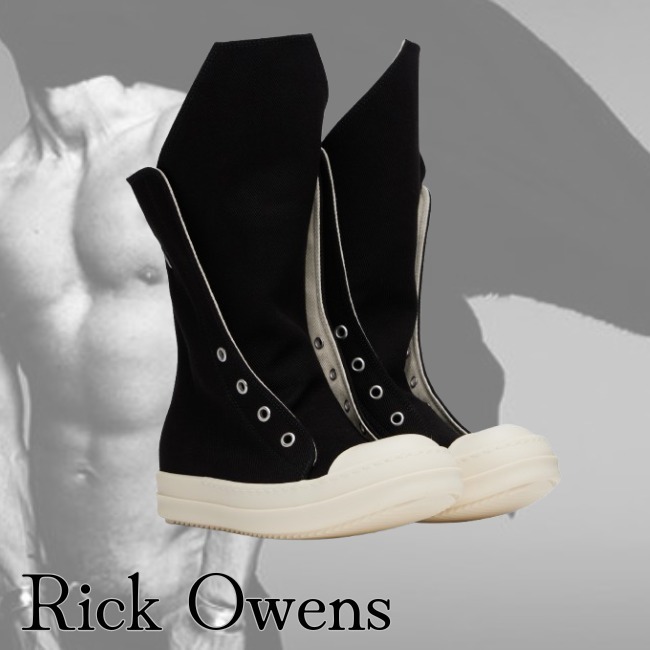 RICKOWENS♡DRKSHDW ブラック ハリウッドブーツ スニーカー