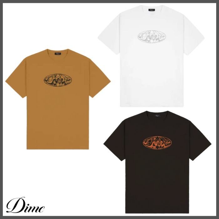 ★Dime★DIME Globe T-Shirt/ UNISEX