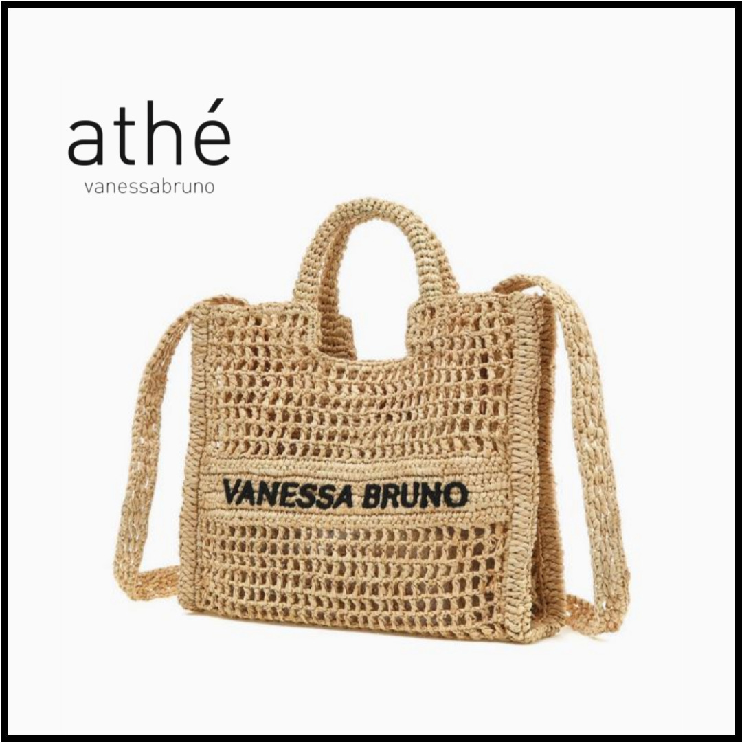 トートバッグ [ATHE VANESSABRUNO] Embroidery Rafa PANIER PM tote bag/BG