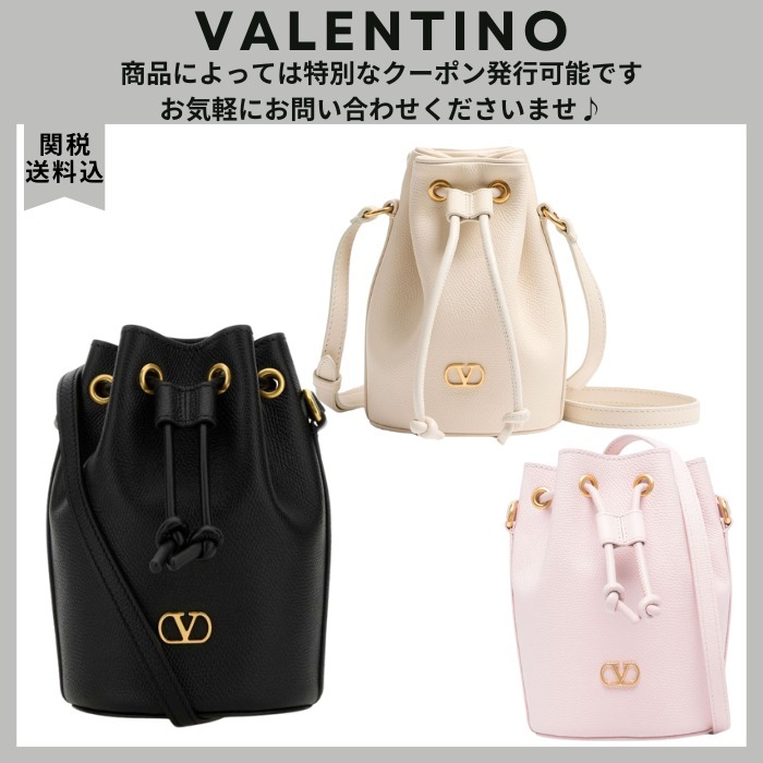 VIP価格.VALENTINO VLOGO MINI BUCKET BAG 関税送料込
