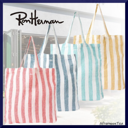 【Ron Herman】ロンハーマン ストライプ トートバッグ