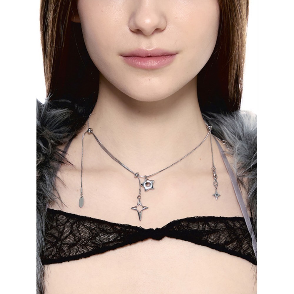 ★SENTIMENTS★ NO.476 [SILVER] STAR TREE NECKLACE