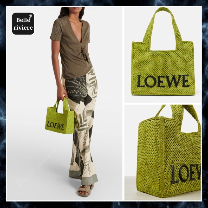 25SS new/LOEWE Paula's Ibizaスモールラフィアトートバッグ Bag