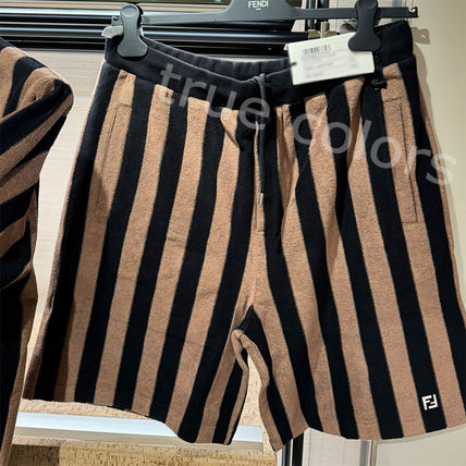 FENDI ショートパンツ 38 ブラウン コットン | MixTHINKS
