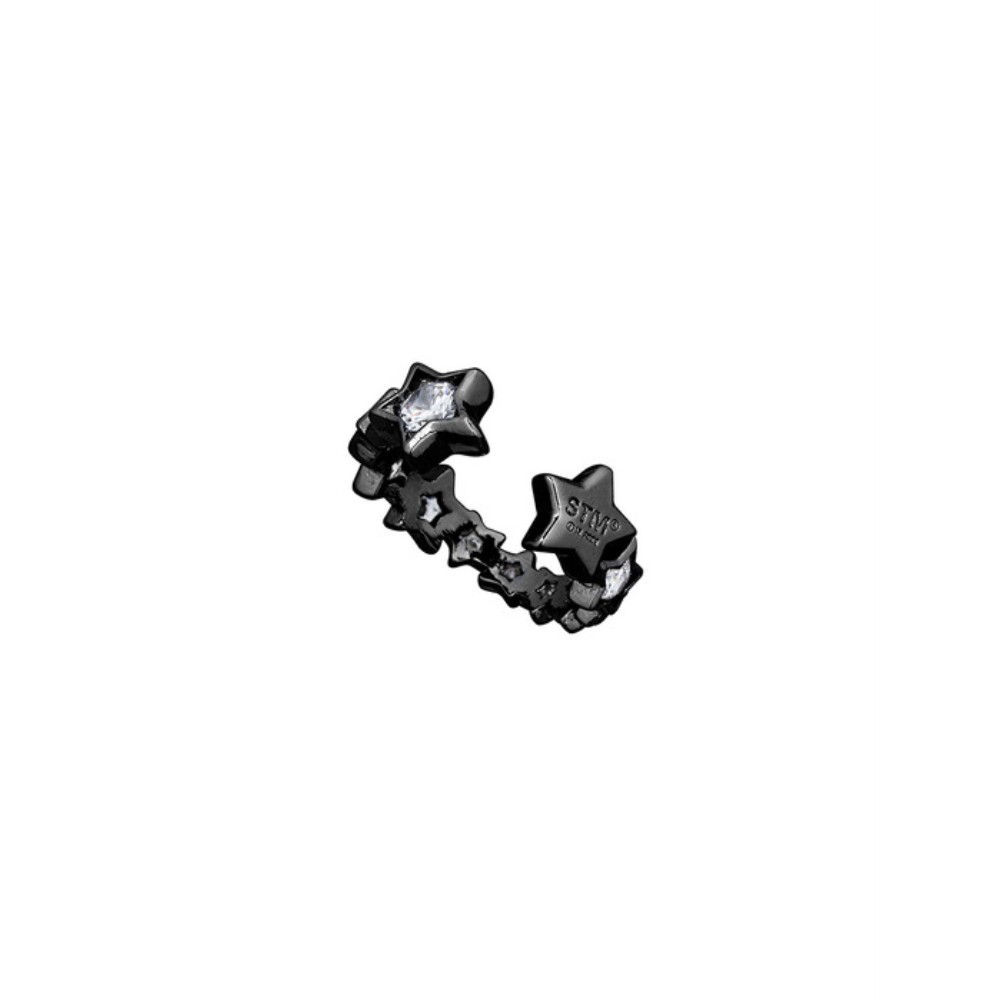 ★SENTIMENTS★ NO.559 [BLACK] STAR CUBIC RING