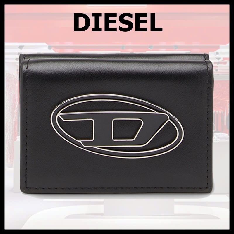 【送料・関税込】DIESEL カウレザー三つ折りウォレット
