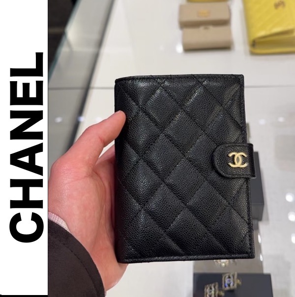 《大人気》CHANEL 国内発送 パスポートケース