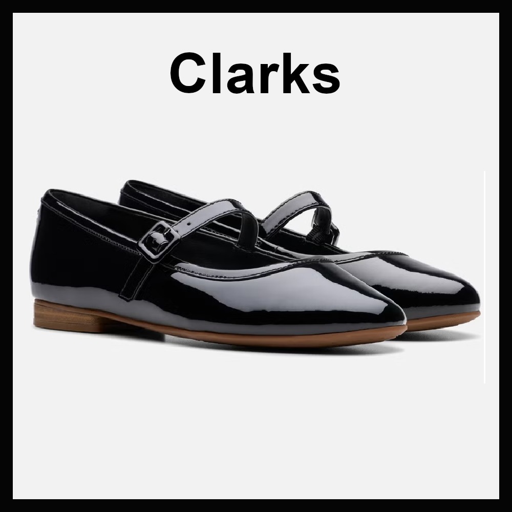 完売前に【Clarks】Fawna Sky パテント メリージェーン シューズ