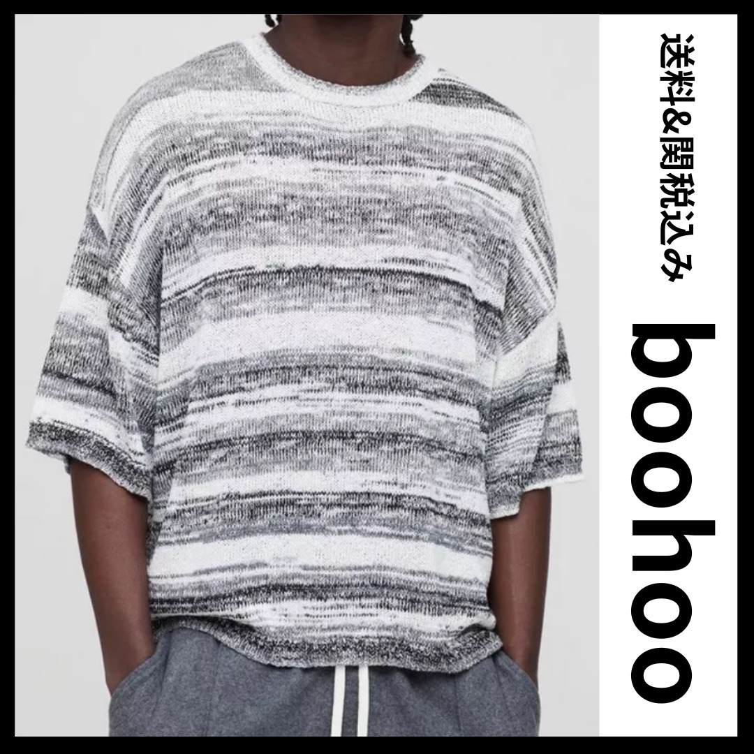 《boohoo》 ニット クルーネック サマーセーター