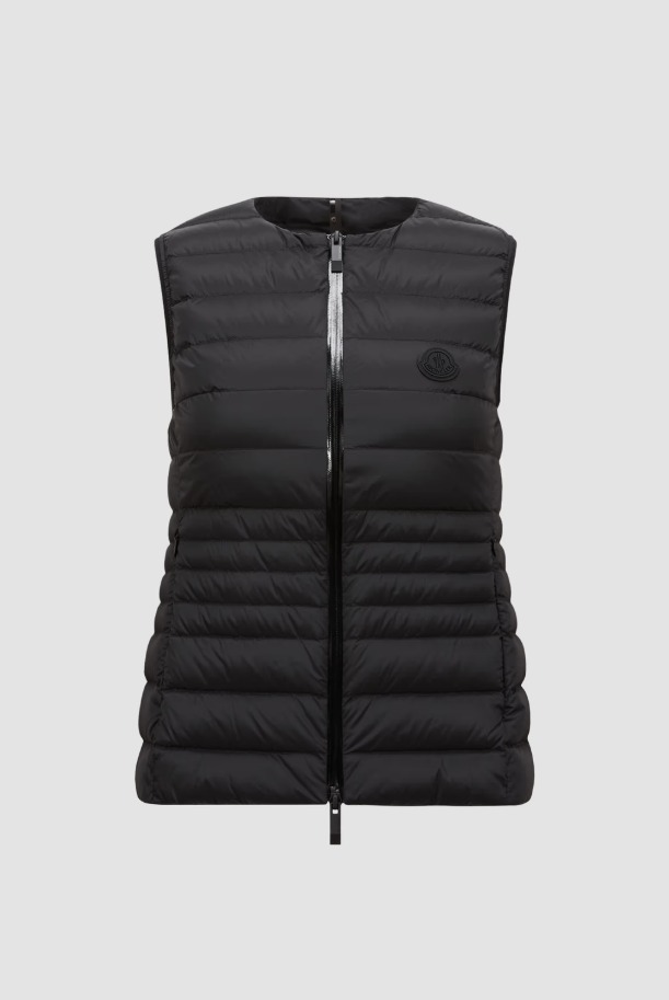 MONCLER 2025春夏新作 シリコンロゴ付き ダウンベスト IRIGNY