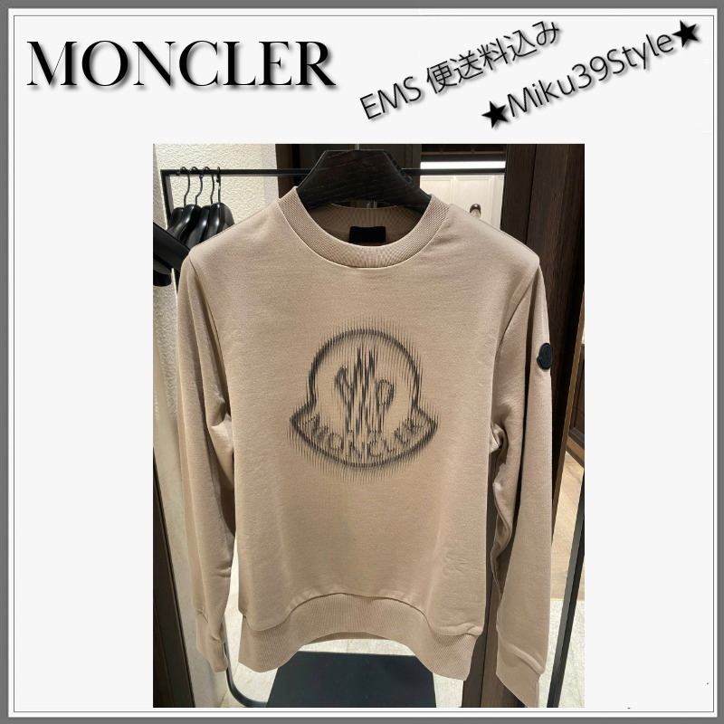 【Moncler】大人気レア品♪ぼかし模様ロゴのコットンスウェット