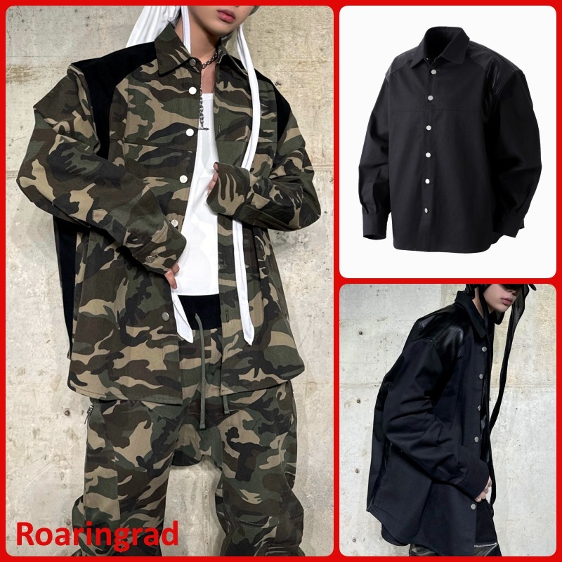 ストリート系★Roaringrad★TRIBALオーバーサイズシャツ メンズ