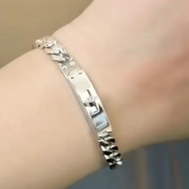《シンプルでエレガント》HERMES ケリーグルメット ブレスレット