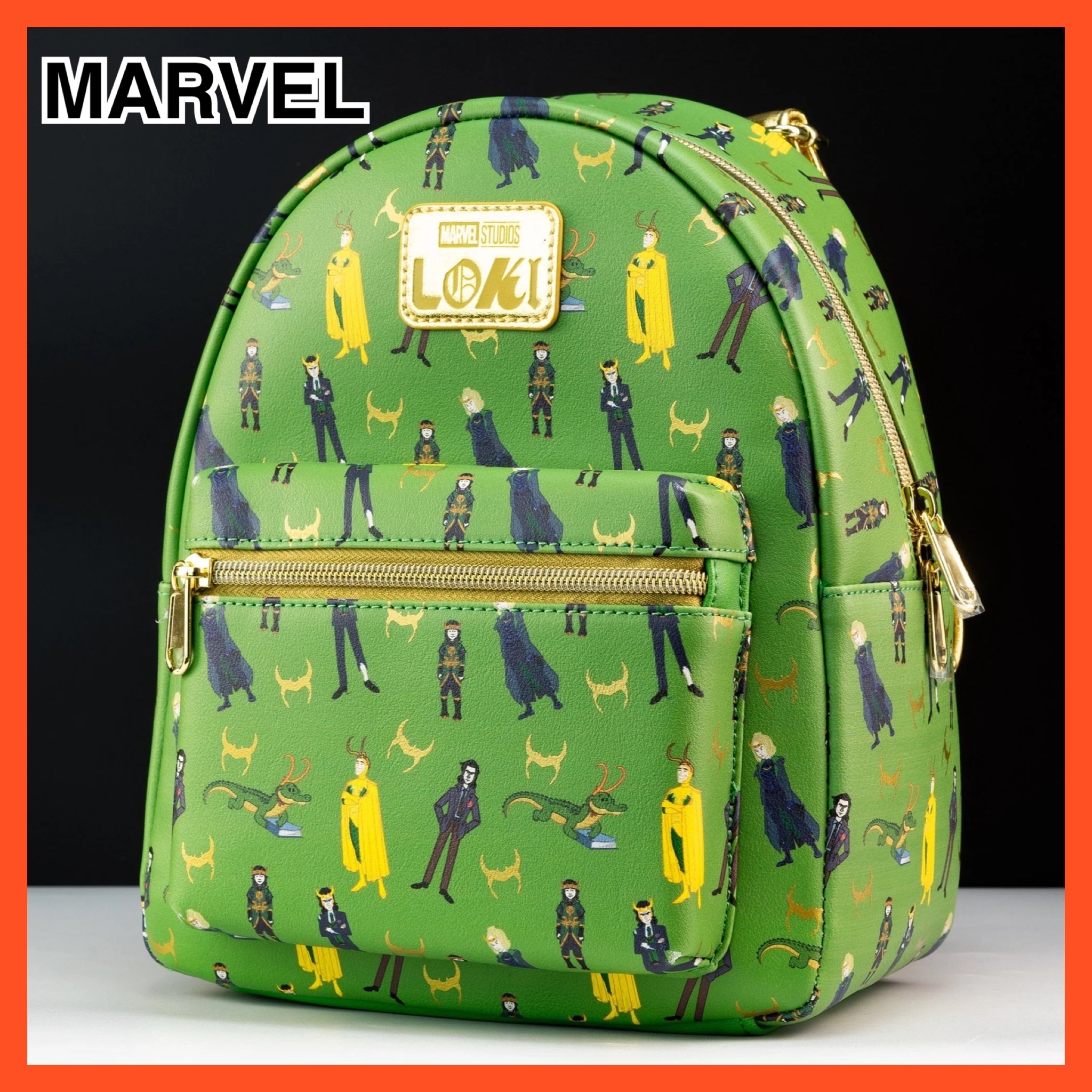 関税込 特価/完売前に【MARVEL】 x Loungefly ロキ バックパック