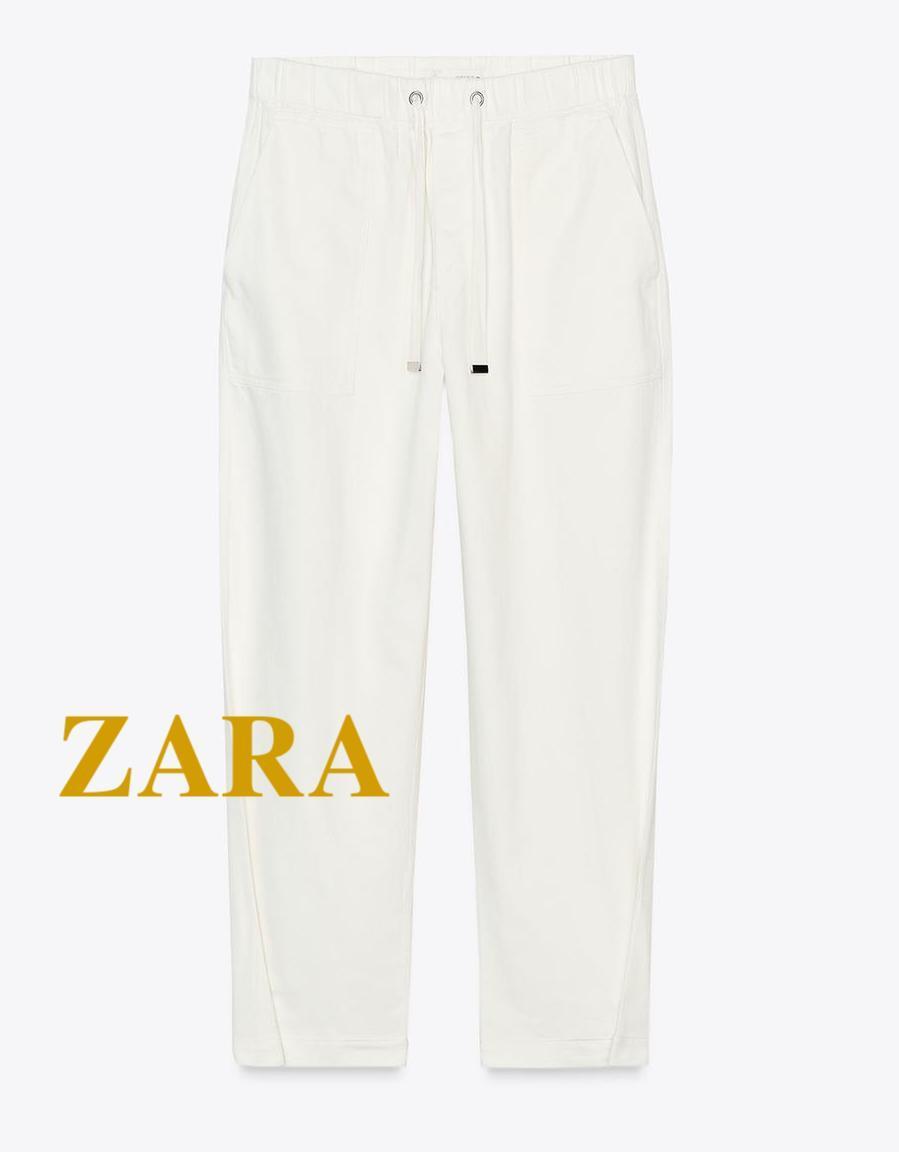 ☆ドイツ発*ZARA*新作*プレスボタンカフジョガーパンツ☆