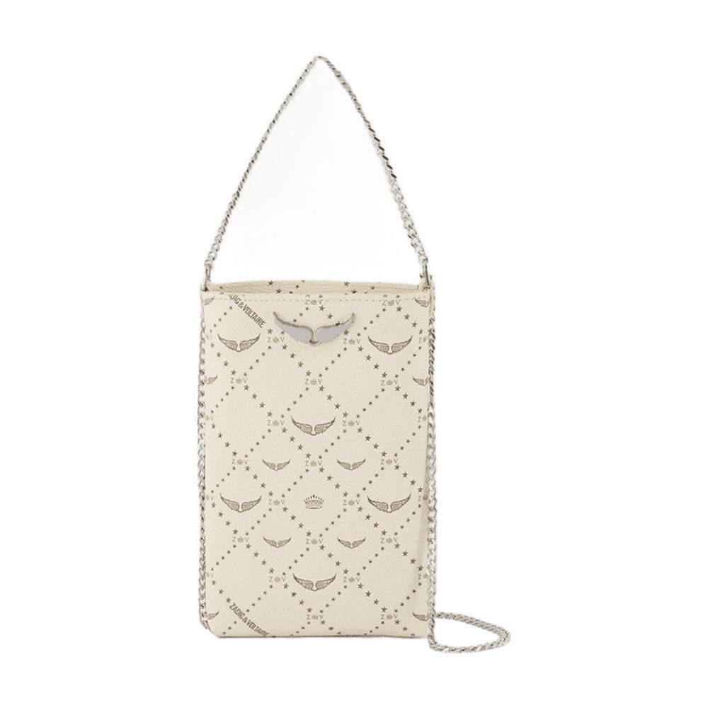 クラッチバッグ Rock Phone Pouch - Zadig & Voltaire - Leather - White
