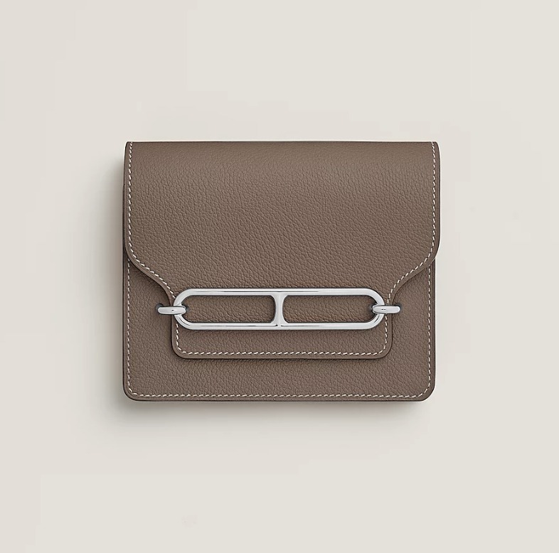国内入手不可！【HERMES】上品 Silver金具☆財布 \"Roulis\" Slim