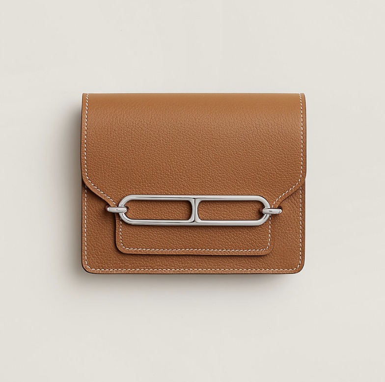 国内入手不可！【HERMES】上品 Silver金具☆財布 \"Roulis\" Slim