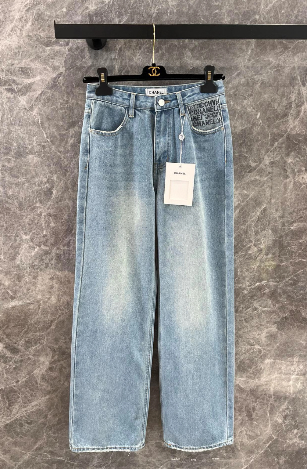 《カジュアルに着れる☆》CHANEL コットン100％ デニム パンツ