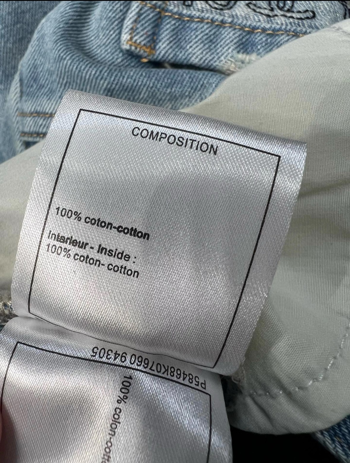 《カジュアルに着れる☆》CHANEL コットン100％ デニム パンツ
