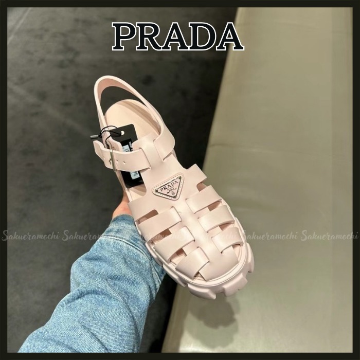 【PRADA】雑誌掲載♪lady's フォームラバー サンダル(37size)
