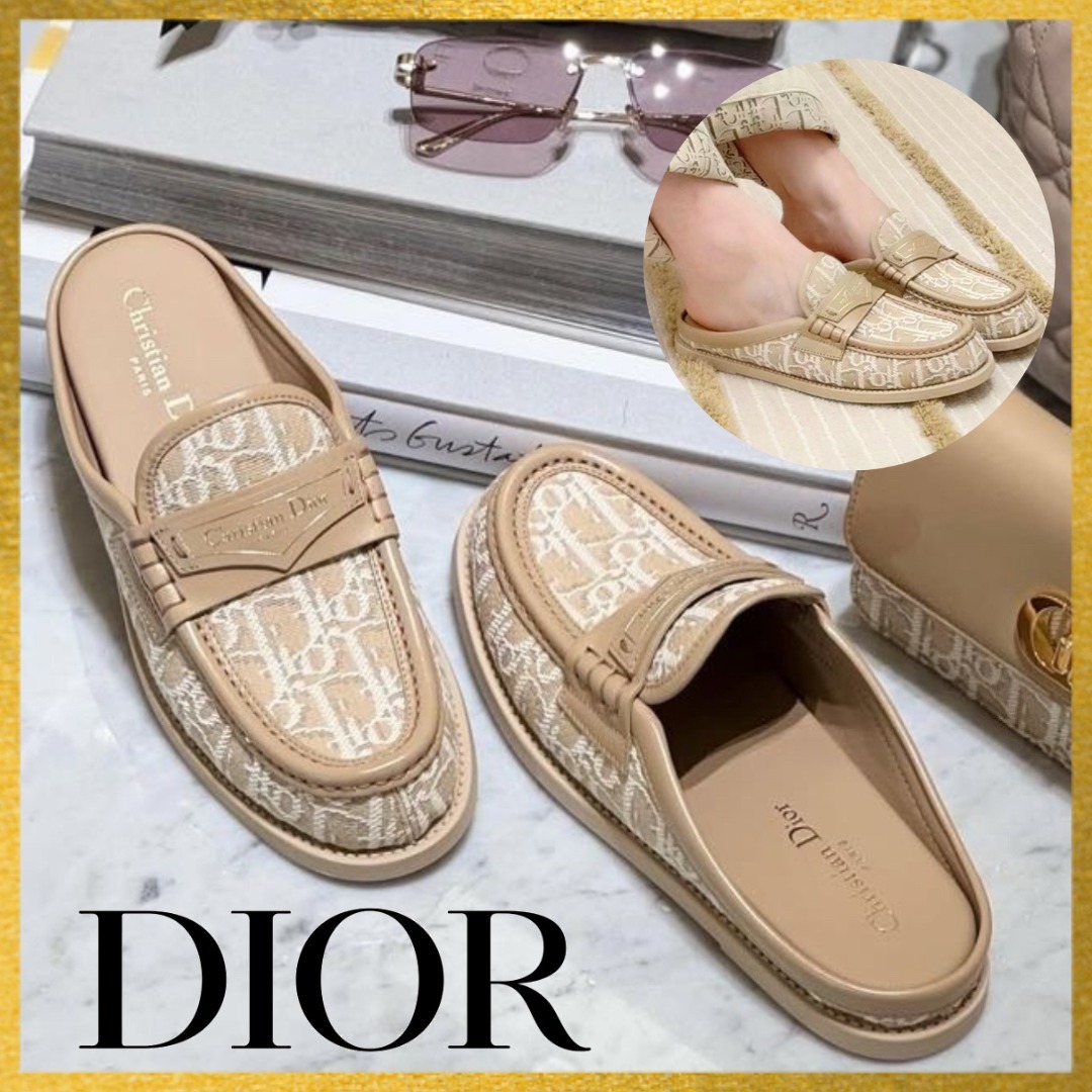 【上品で高級感♪】DIOR Dior Boy ミュール KDB972OLF