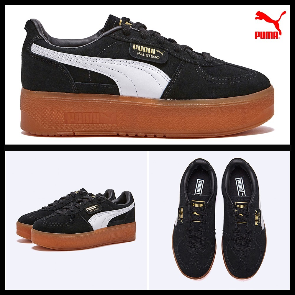 ★PUMA★Puma Palermo Elevata Black Gum★大人気★