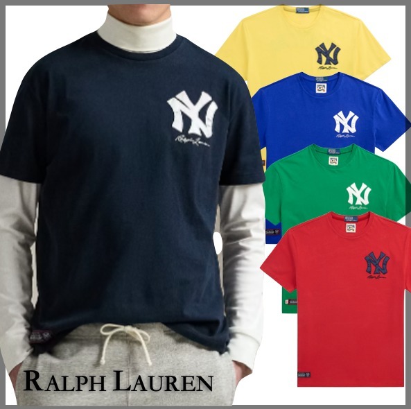 Ralph Lauren☆コラボ ヤンキース コットン ジャージー Tシャツ