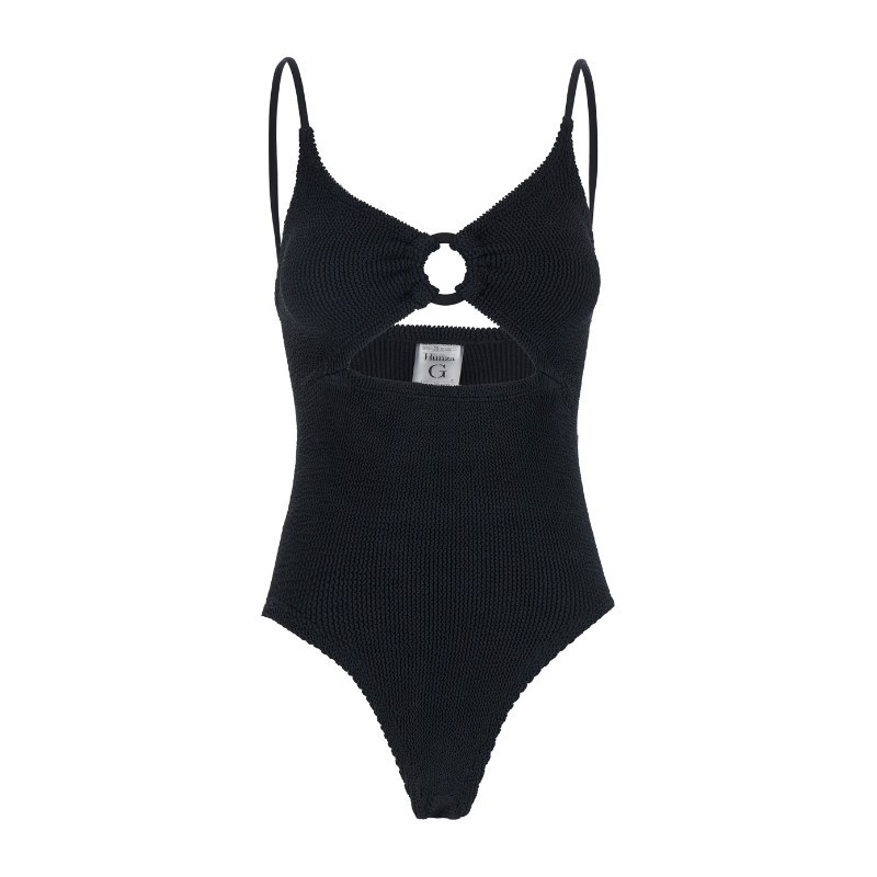 ワンピース水着 Hunza G SS25 CRYSTAL SWIM (SCRYSTALCR BLACK)