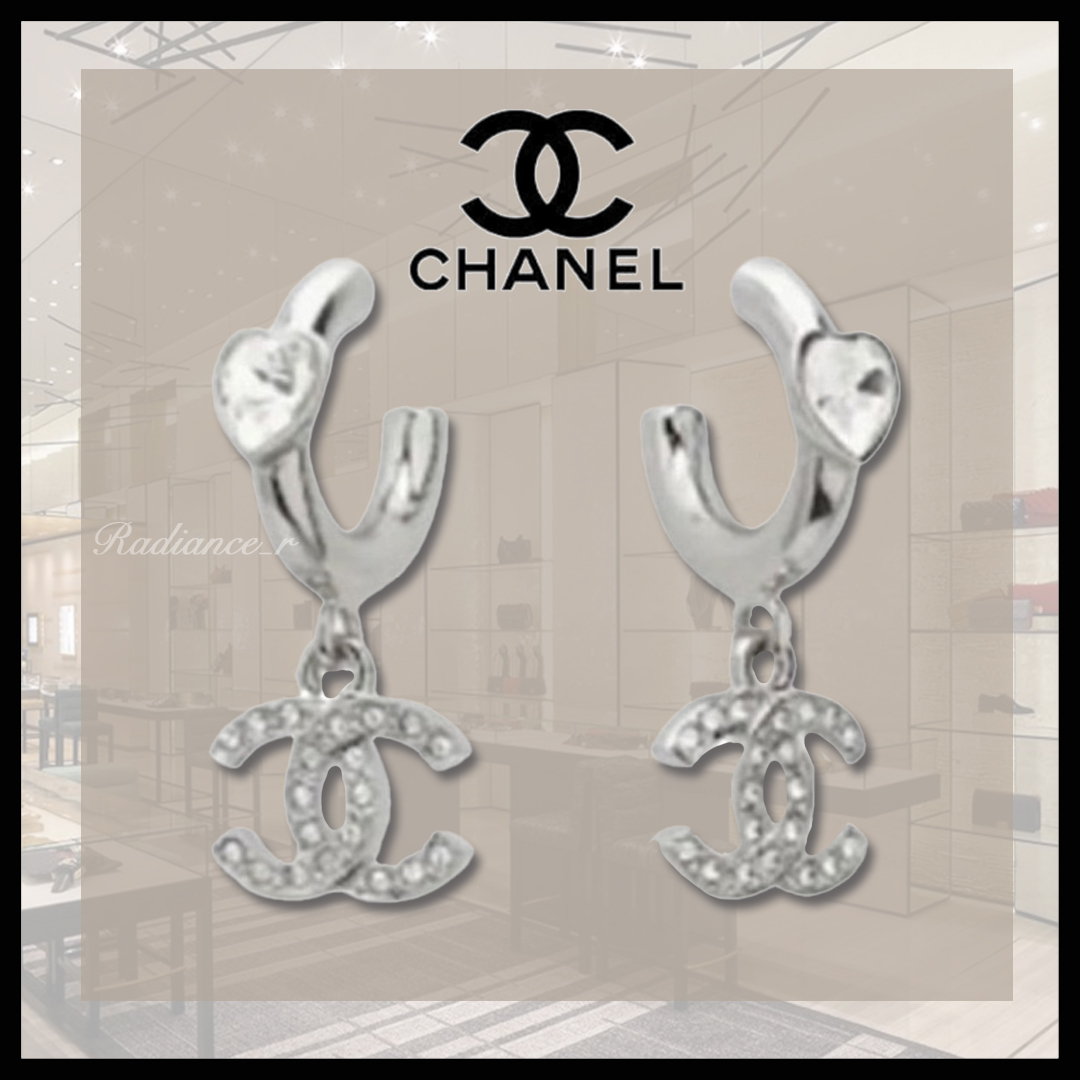 【煌めくハートがキュート♡】CHANEL 25SS ピアス