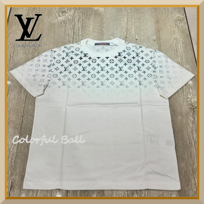 【ラグジュアリーなデザイン♪】Louis Vuitton コットン Tシャツ お洒落メンズへ】Louis Vuitton コットン Tシャツ