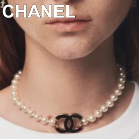 《シンプルで上品》CHANEL コスチュームパール チョーカー