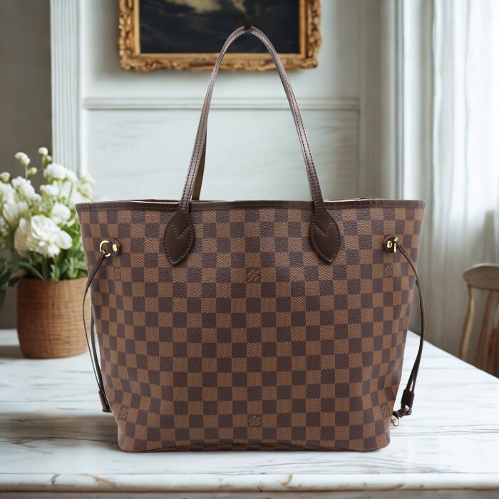 ≪上質な質感≫【Louis Vuitton】ダミエ ネヴァーフルMM トート
