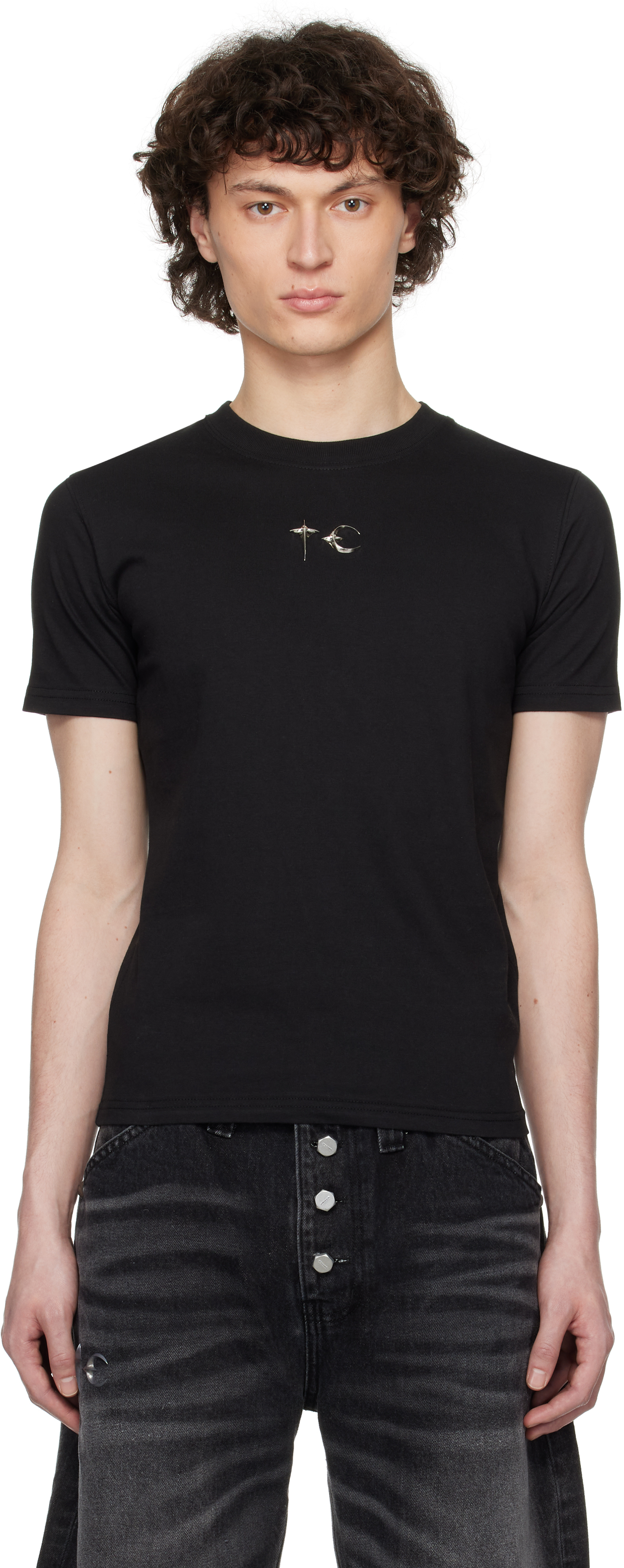 【関税込み】Thug Club ブラック TC スリムフィットTシャツ