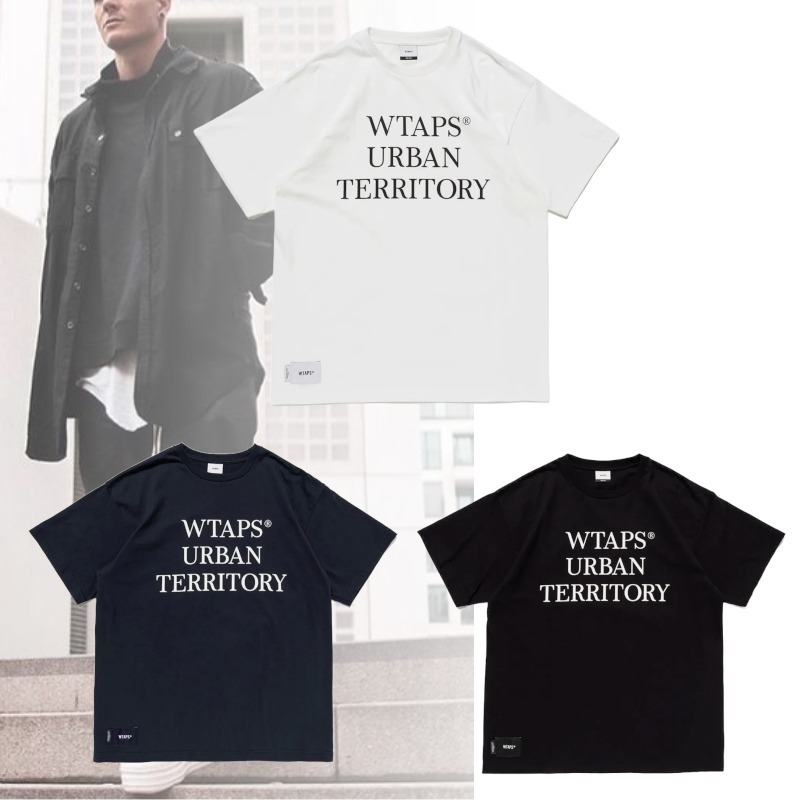 関送込! WTAPS WUT コットン 半袖 クルーネックTシャツ プリント
