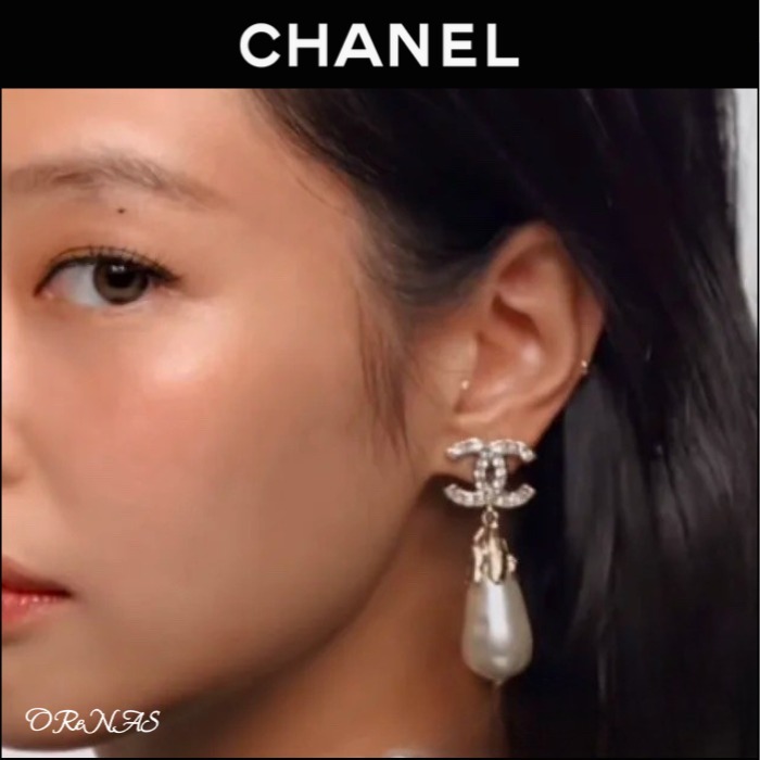【エレガント♪】CHANEL 揺れる雫ピアス