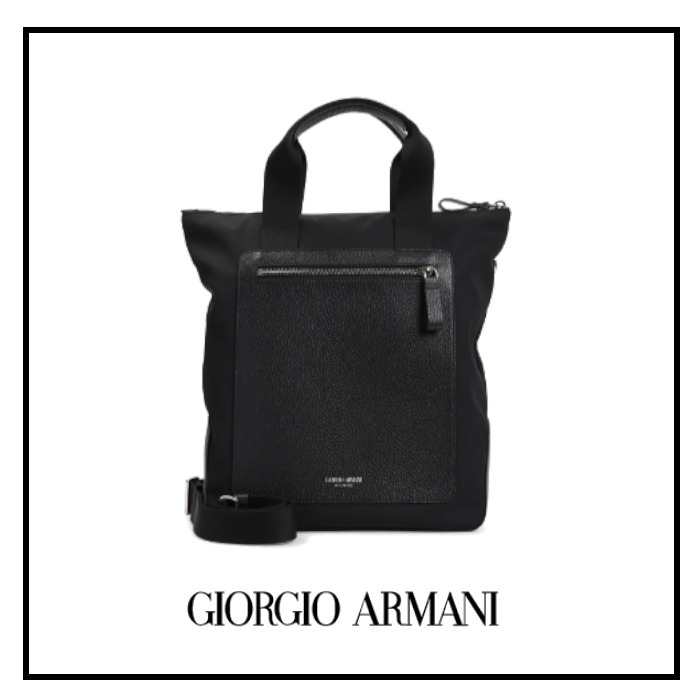 【新season】GIORGIOARMANI ジッパーポケット ショルダーバッグ