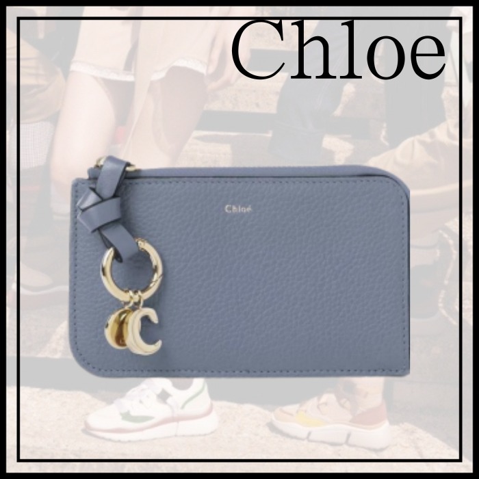 セール【Chloe】Alphabet コイン＆カードケース チャーム付き