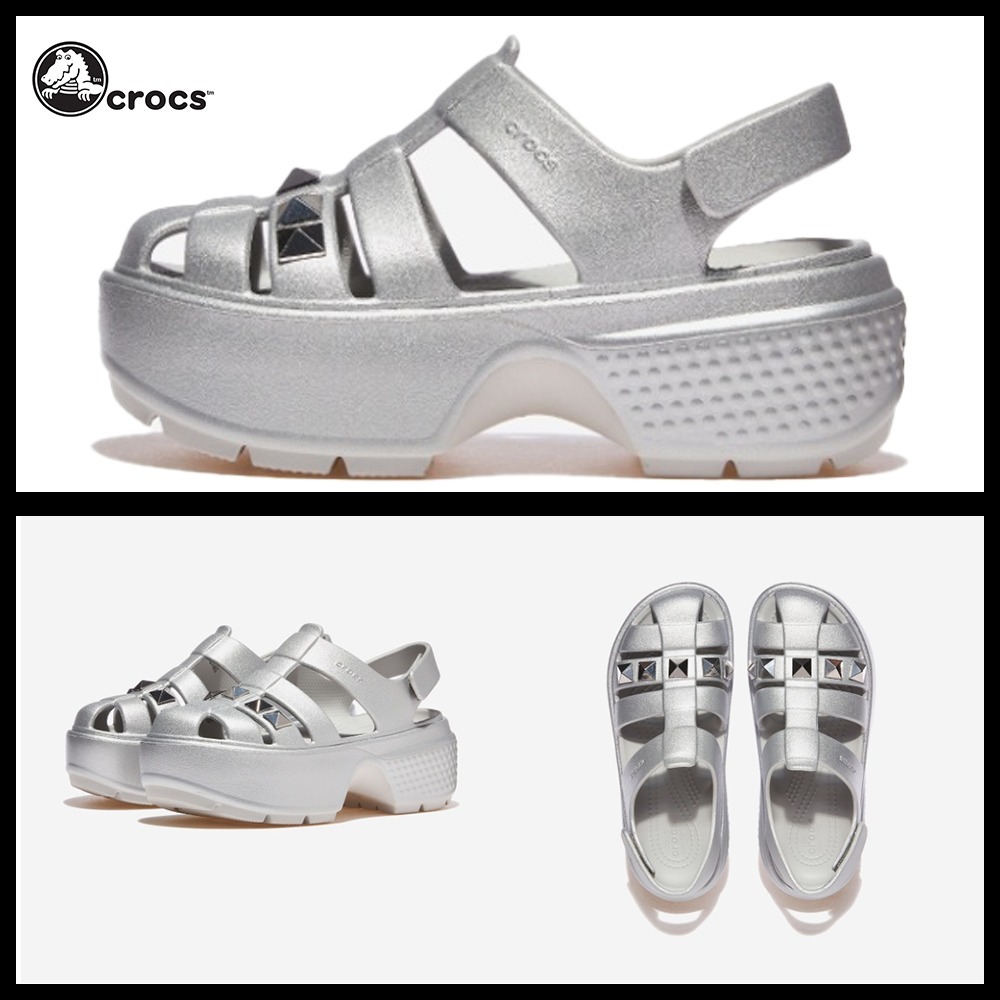 ★Crocs★STOMP STUDMTLLCFISHERMANSANDAL★大人気★