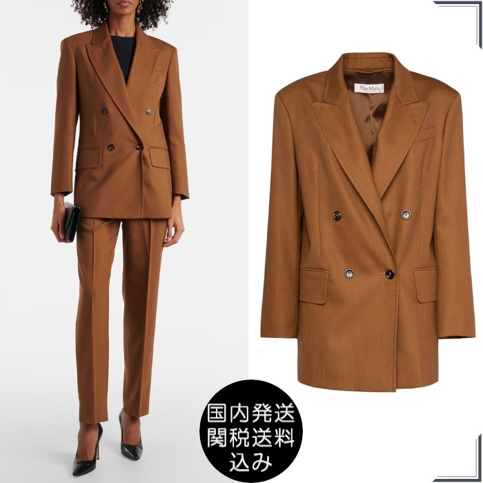 Max Mara パランカ ウール モヘア シルク オリンピア ジャケット