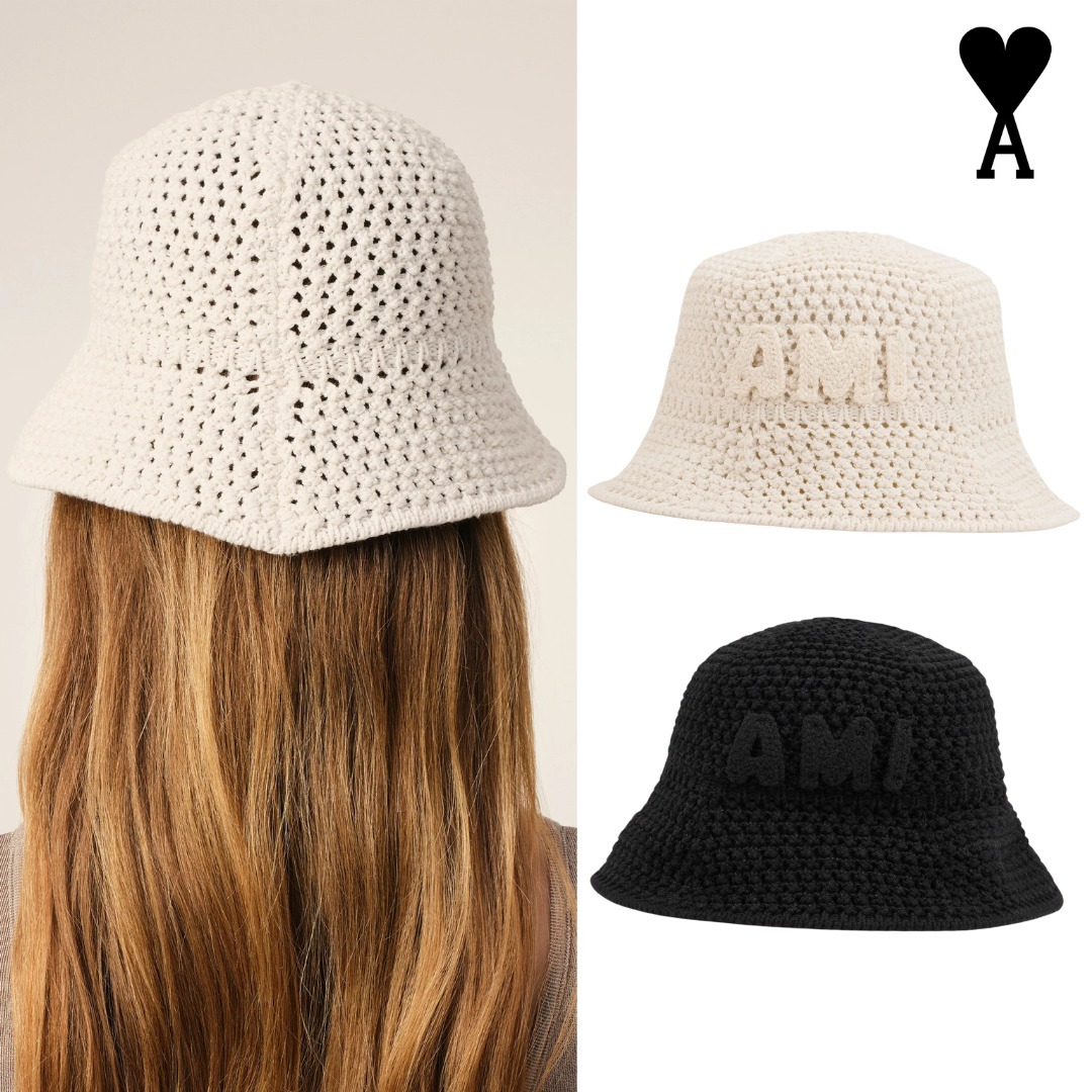 Ami Paris アミ パリス ニット バケットハット