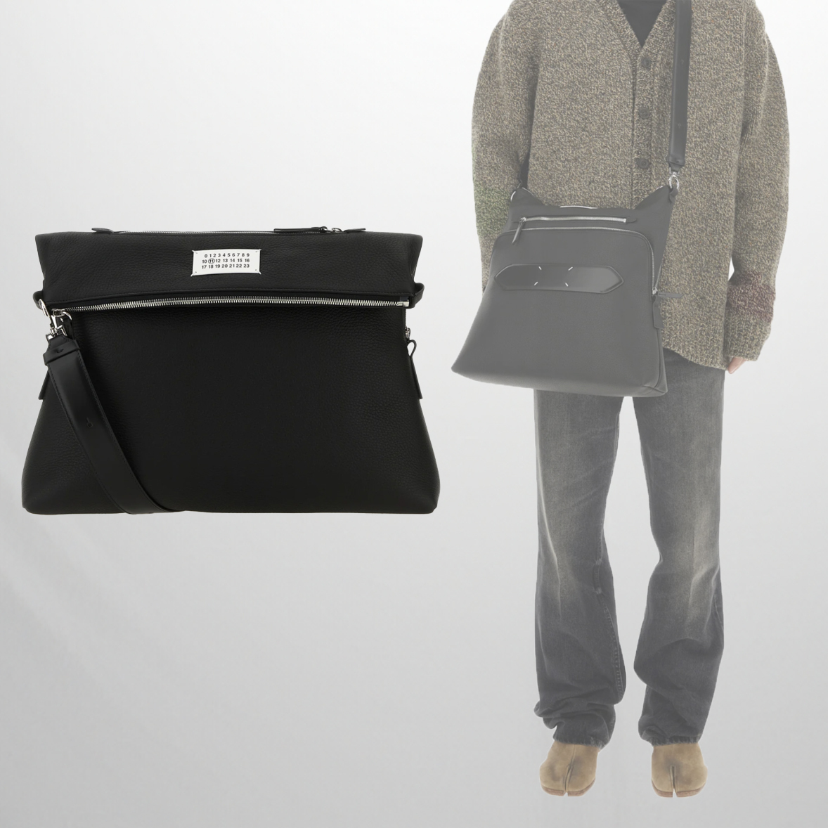 ◆送料・関税込◆MAISON MARGIELA 5AC レザーショルダーバッグ