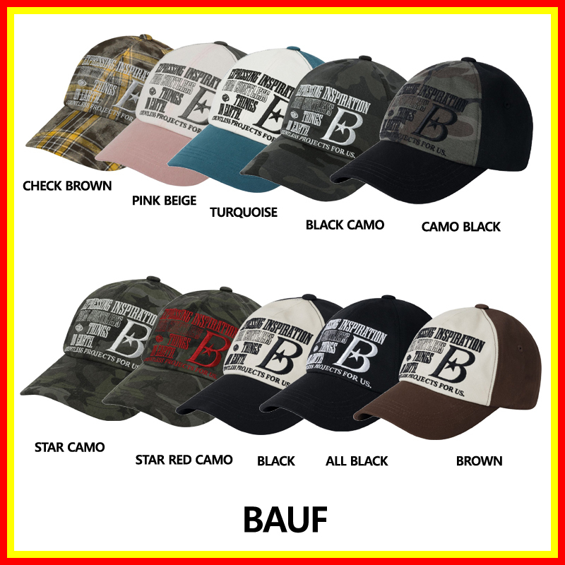 [BAUF] B LOGO Ball cap /追跡付