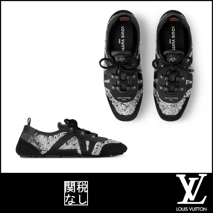 【ルイヴィトン】 LV スニーカリーナ 煌めくスパンコール