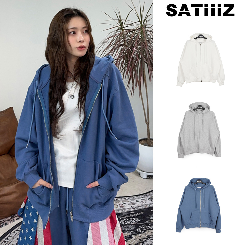 【SATIIIZ】Diede Two Way Hooded Zip-Up